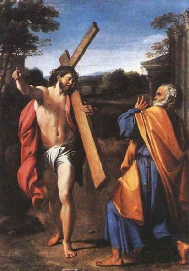 Annibale Carracci Jesus and Saint Peter Norge oil painting art